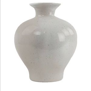 Large White Blanche de Chine Vase